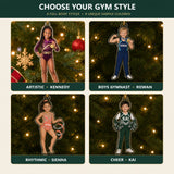 Personalized Kids Gymnastics and Cheer Photo Ornament - Custom Acrylic Christmas Keepsake - image 5