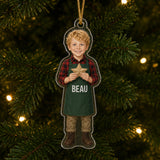 Personalized Kids Creative Arts Photo Ornament - Custom Acrylic Christmas Keepsake - image 4
