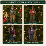 Personalized Kids Outdoor Adventure Photo Ornament - Custom Acrylic Christmas Keepsake - image 5