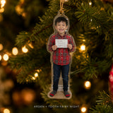 Personalized Kids First Lost Tooth Photo Ornament - Custom Acrylic Christmas Keepsake - image 3