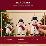 Personalized Baby Snowman Christmas Photo Ornament - Custom Acrylic Christmas Keepsake - image 8