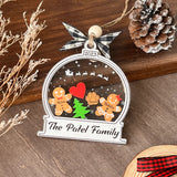 Personalized Gingerbread Ornament Christmas 2, Cookie Family Names | Gingerbread