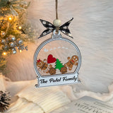 Personalized Gingerbread Ornament Christmas 2, Cookie Family Names | Gingerbread