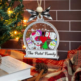 Personalized Gingerbread Ornament Christmas 3, Cookie Family Names | Gingerbread