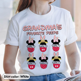 Personalized Easter Grandma Disney Shirt, Grandma Easter Gift, Disney Easter Egg Disney Family Shirts, Custom Grandkids Names