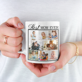 Best Mom Ever Custom Photo Mug, Mug for Mothers Day, Coffee Mug for Mom, Custom Photo Mug for Mom, Happy Mothers Day Mug , Gift For Mom