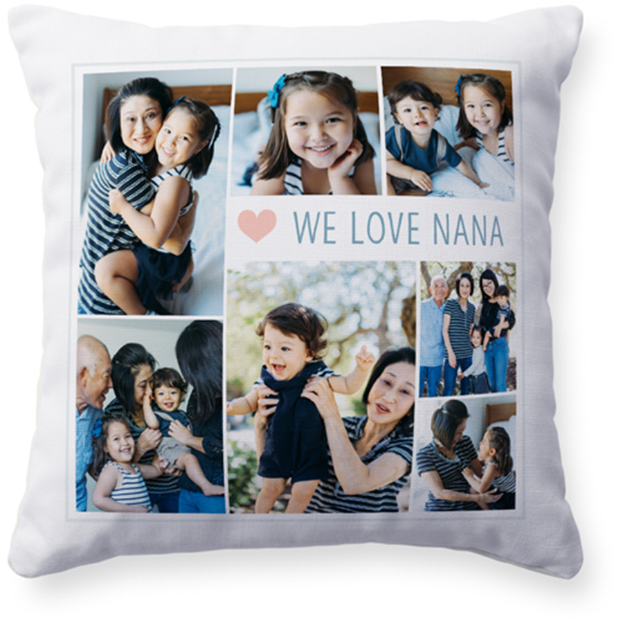 Custom Pillow with Photo, Mother's Day Gift, Father's Day Gift, Custom Photo Pillow,  Gift For Family, Personalized Pillow