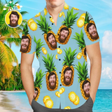 Funny Pineapple Personalized Aloha Beach Shirt For Men, Custom Hawaiian Shirts , Shirt For Summer Day, Funny Gift For Summer