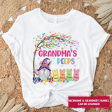 Grandma's Peeps Personalized Shirt For Grandma, Grandma Easter Shirt, Easter Gift For Grandma, Personalized Grandma Gift, Custom Nana Shirts