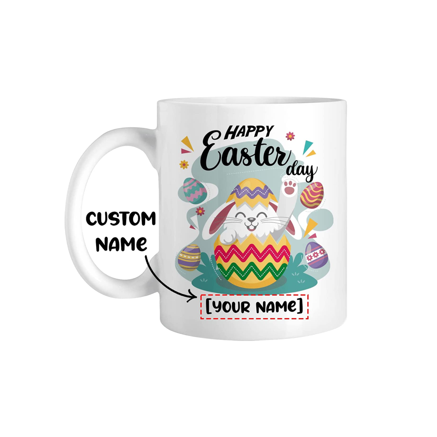 Customized Easter's Day Mug, , Custom Mug For Easter, Gift For Family, Friends, Mug For Easter