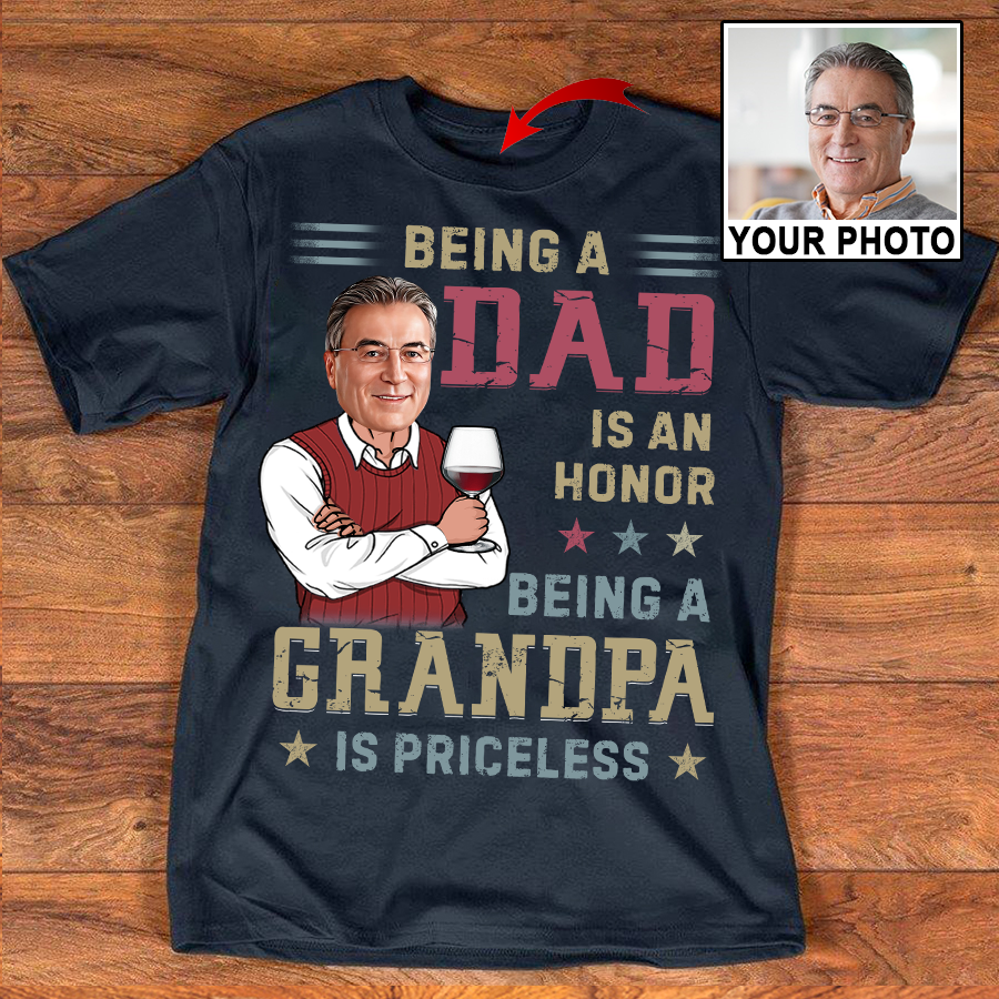 Being a Grandpa is Priceless Shirt, Father's Day Gifts