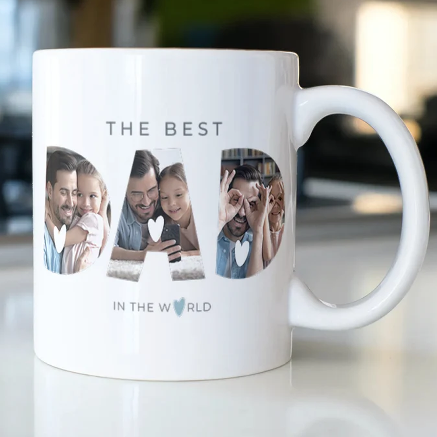 Personalized Photo Mug for Dad, Custom Dad Mug, Birthday Gift for Dad, Fathers Day Gift