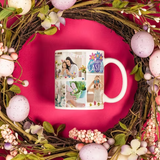 Custom Easter Mug With Photo, Easter Coffee Mug, Custom Easter Gift , Customized Easter's Day Mug , Custom Photo Family Mug