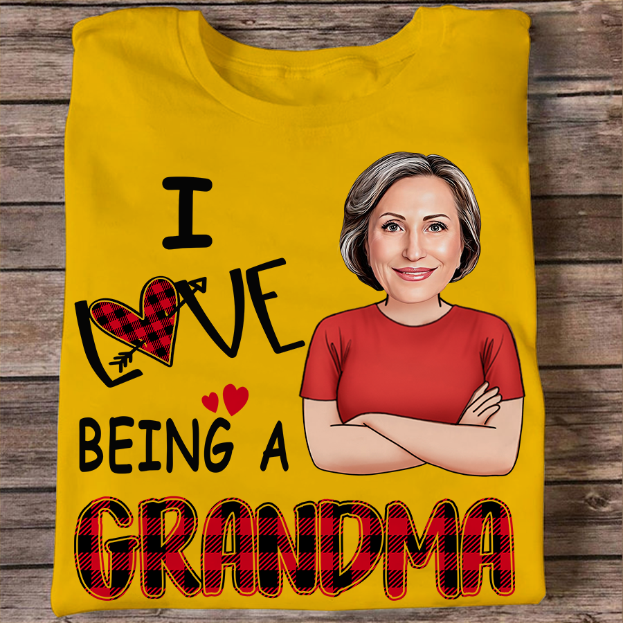 I Love Being A Grandma Custom Art, Mother's Day Gifts