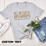 Mother's Day T-shirt,  Personalized Mama T-shirt, T-shirt For Mum,  Best Mom Shirt, Mother's day gift, Mama Shirt