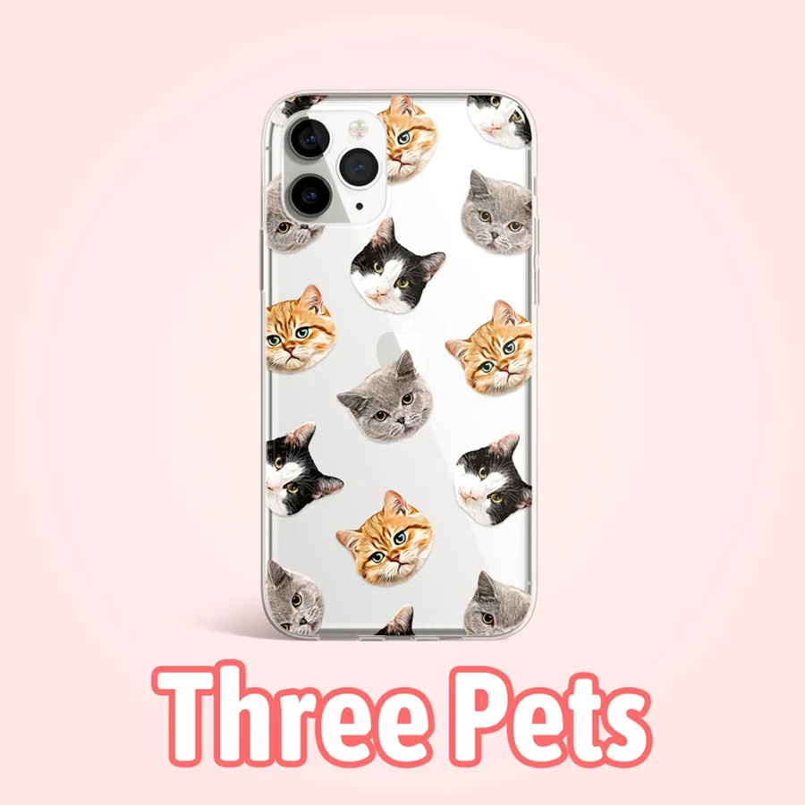 Phone Case With Pets Photo, Personalized Photo Gifts, Custom Pets Phone Case, Gift For Pets Lover
