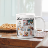 Best Grandma Ever Custom Photo Mug, Coffee Mug for Grandma, Custom Photo Mug, Happy Mothers Day Mug , Gift For Grandma , Grandma Birthday Gift