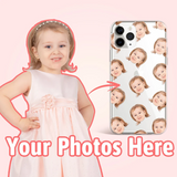 Custom Photos Phone Case,  Personalized Phone Case With Kid Photo, Lovely Kid Face Phone Case