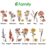 Custom Birth Month Birth Flower Tshirt, Mother's Day Gift