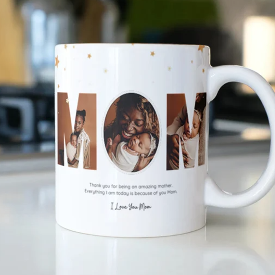 Custom Photo Mug for Mom, Mug for Mothers Day, Happy Mothers Day Mug , Gift For Mom, Coffee Mug for Mom, Mom Birthday Gift