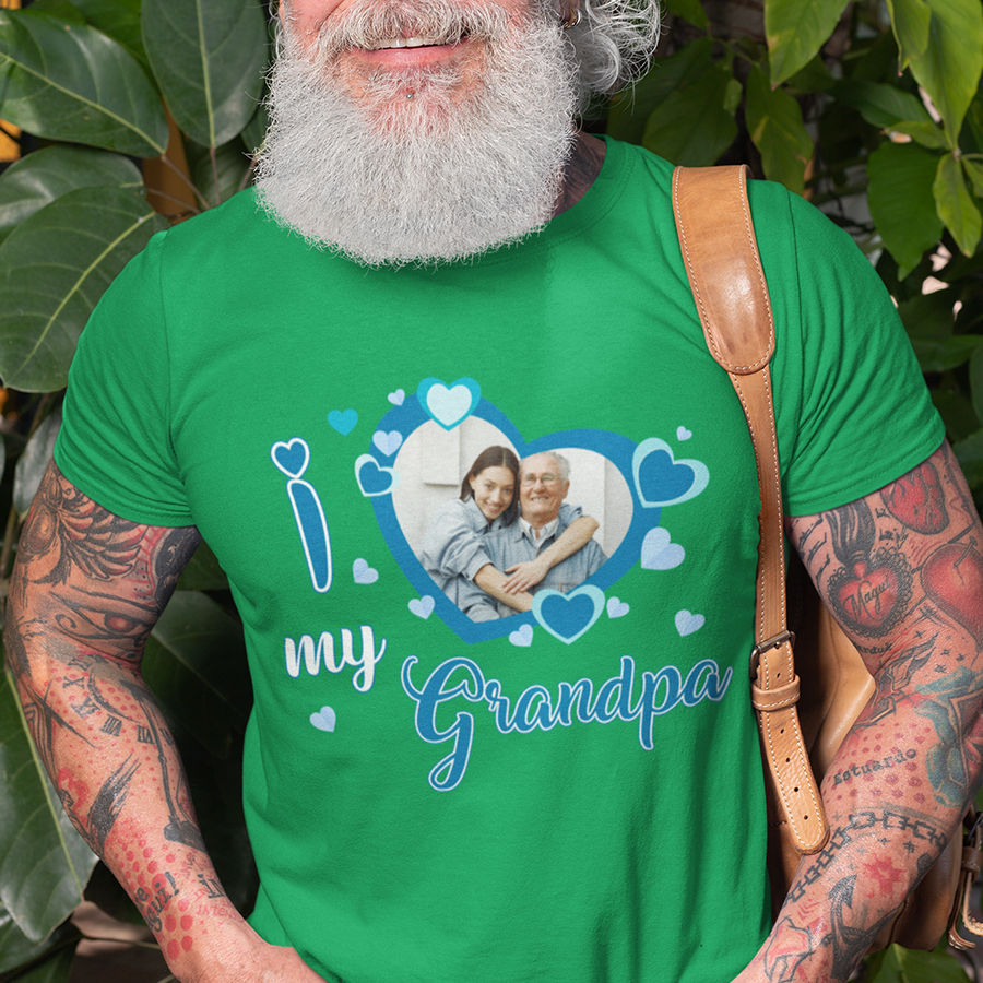 I Love My Grandpa  T-shirt, Father's Day Gift, T-Shirt For Grandpa , Gifts for Grandpa, Father's Day T-shirt