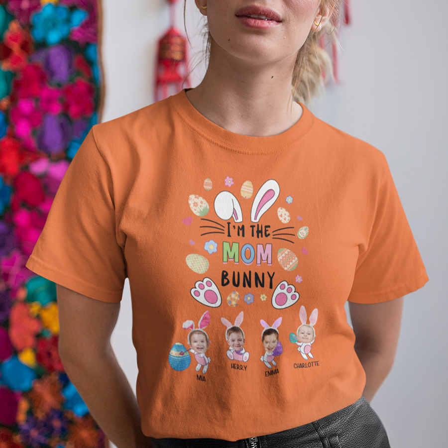 I Am Mom Bunny Easter Shirt , Cute Easter Shirts For Mom, Mom Gifts, Easter Mom Shirt, Bunny Easter T-shirt